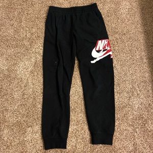 Nike black sweats small